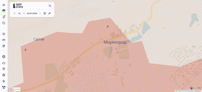 мирноград карта
