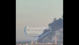 Fire in Simferopol
