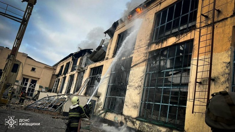 Kyiv region after the shelling on 6 December