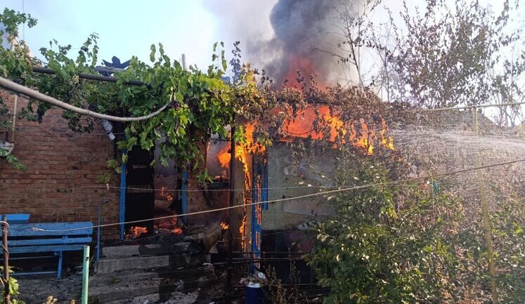 Russians attacked Dnipropetrovsk region with artillery and UAVs, damaging houses and enterprise. PHOTOS