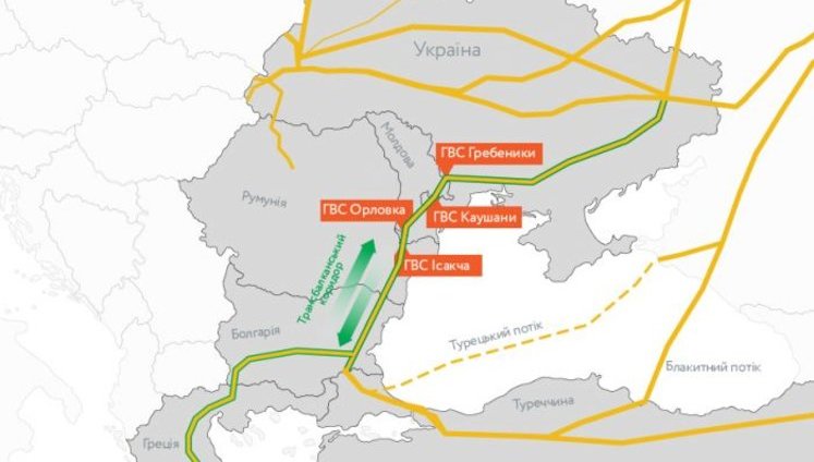Использование мощностей Трансбалканского газопровода упало до 4%, – Оператор ГТС