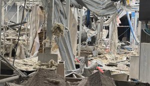 Russia struck facility in Odesa region: administrative building was almost completely burnt down. PHOTOS