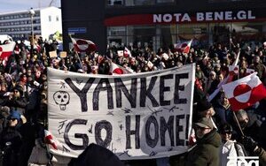 митинг в Гренландии