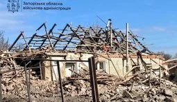 Запорожская область после обстрела