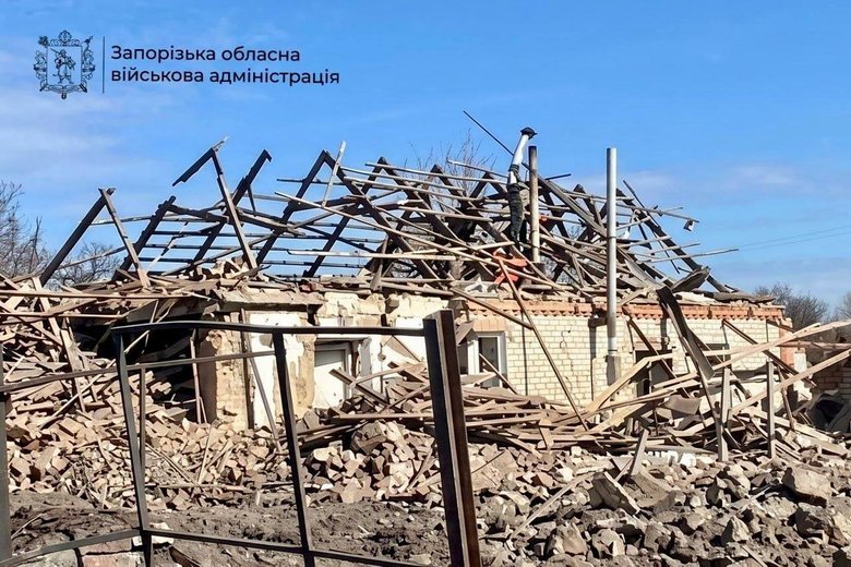 запорізька область після обстрілу