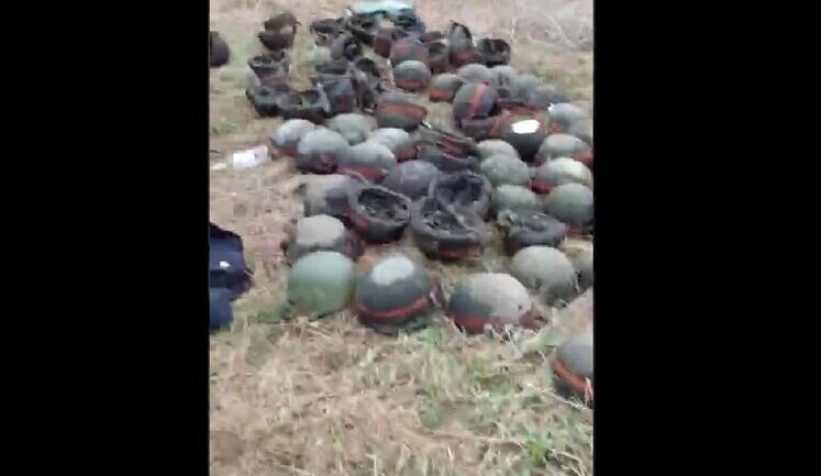 That’s how Muscovites ran away. Naked! - soldiers of Ukrainian Armed Forces found a dump of Russian uniforms on Dnipro bank. VIDEO