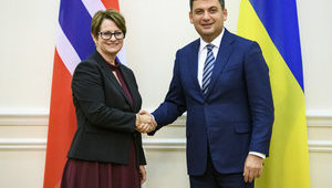 Альтернативою проекту "Північний потік-2" може стати спільне управління українською ГТС, - Гройсман на зустрічі з главою парламенту Норвегії Трьоен