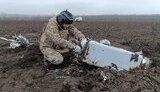 Sappers defuse a Russian missile