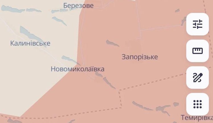 Силы обороны отбросили противника вблизи Березового на Днепропетровщине. Враг продвинулся на Донетчине, - DeepState. КАРТА