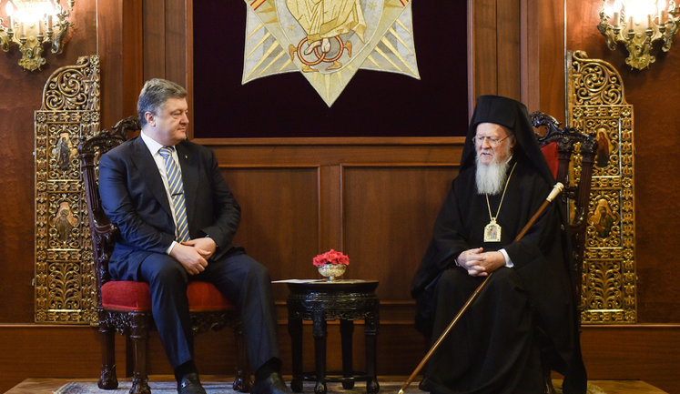 Порошенко подякував за підтримку України Вселенському Патріарху Варфоломію. ФОТОрепортаж+ВИДЕО