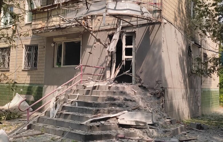 Наслідки обстрілів Нікопольщини 22 липня