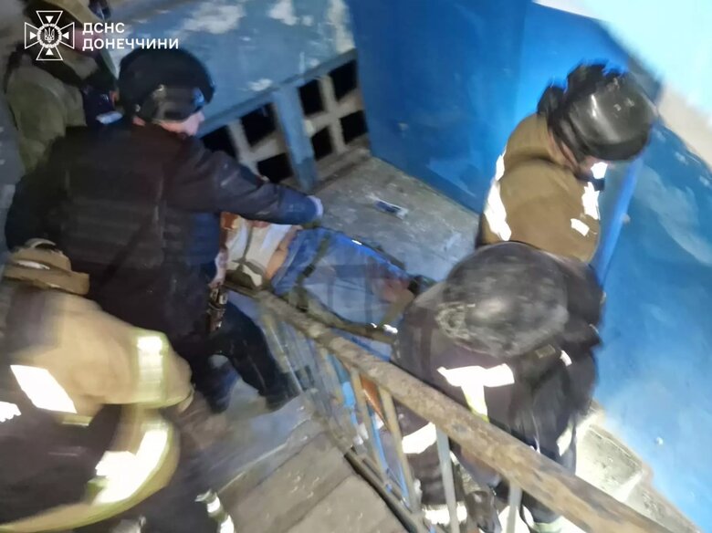 Strike on Kostyantynivka