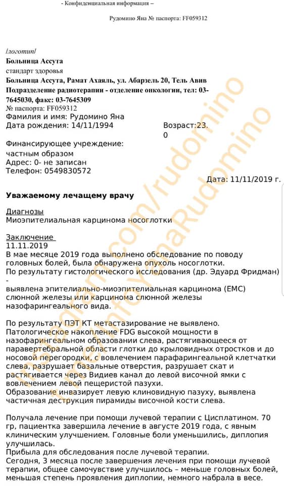 23-летняя волонтер Яна Рудомино, которая борется с агрессивной и очень редкой формой рака, нуждается в помощи 04