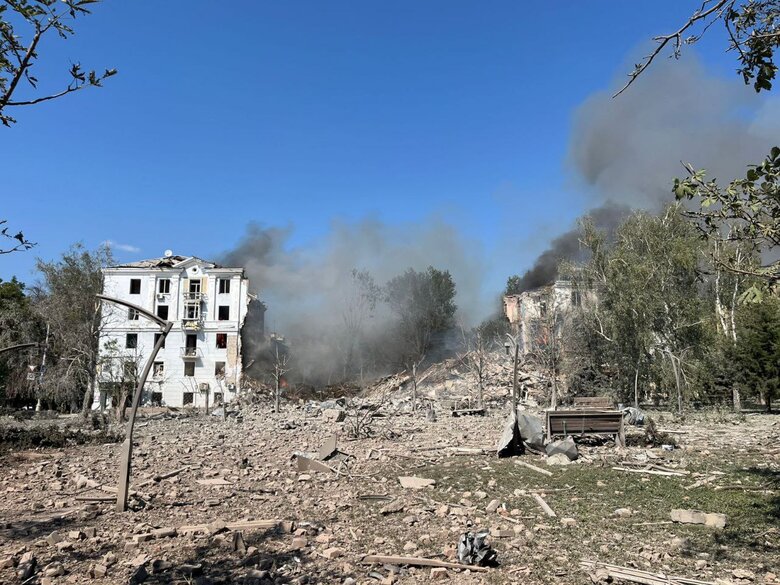 Shelling of Kramatorsk on 31 July One dead and several wounded