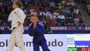 18-летняя украинская дзюдоистка Билодид стала двукратной чемпионкой мира. ВИДЕО