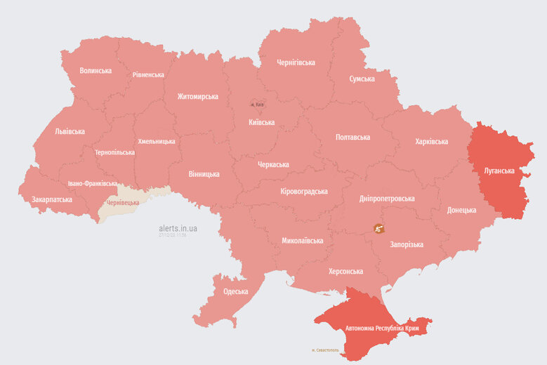 В Украине масштабная тревога из-за взлёта вражеского МиГ-31К 01