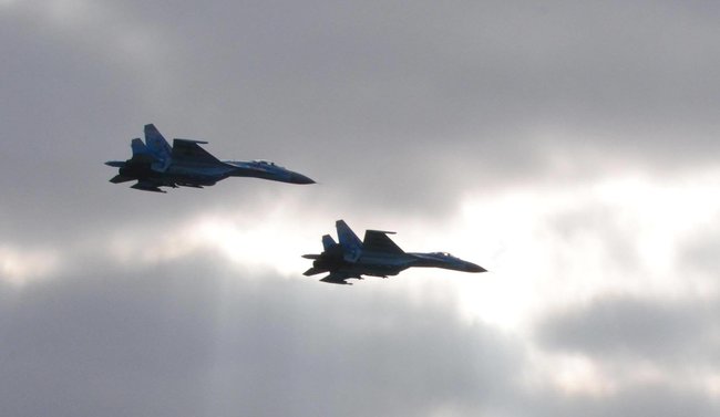 Clear Sky-2018 drills: pilots practiced airstrikes, interception 05