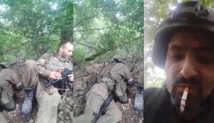 Переговоры российских оккупантов со своими командирами: "Какая, нах#й, боевая задача!? Нас разъ#башили!". ВИДЕО с телефона пленника
