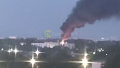 У Ставропольському краї після атаки дронів спалахнула нафтобаза