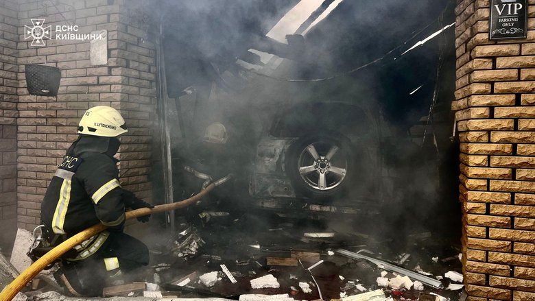 Shelling of Kyiv region