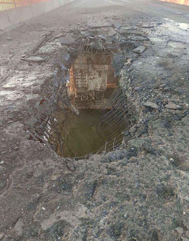 Завдано удару по Чонгарському мосту в окупованому Криму, рух по ньому закрито 01