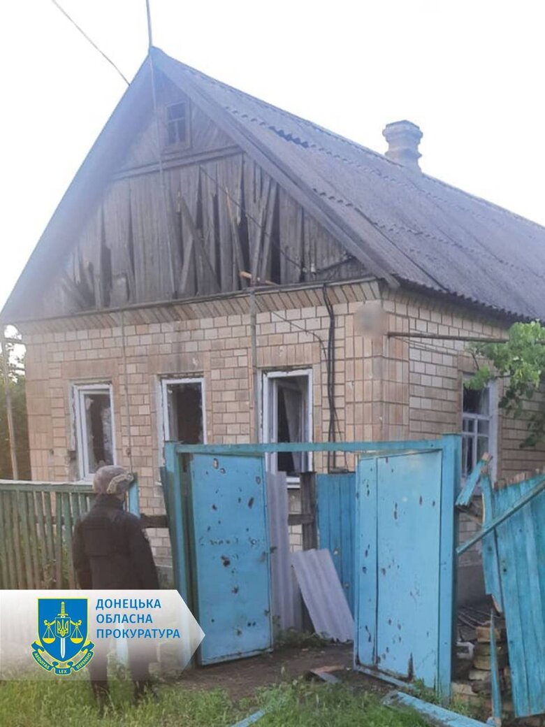 Ruscists shelled private sector of Kostiantynivka, one person was killed and wounded 02