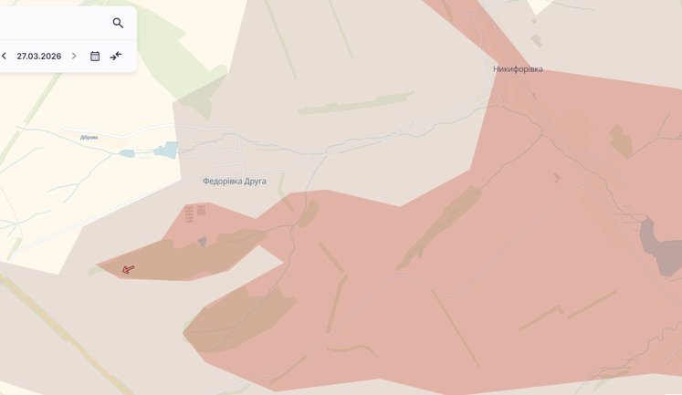 Enemy attempted to advance in area of Vasiukivka and Fedorivka Druha, — Operation Task Force "East"