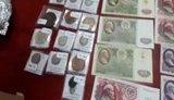 Партию старинных монет и банкнот изъяли пограничники в ПП "Устилуг". ВИДЕО