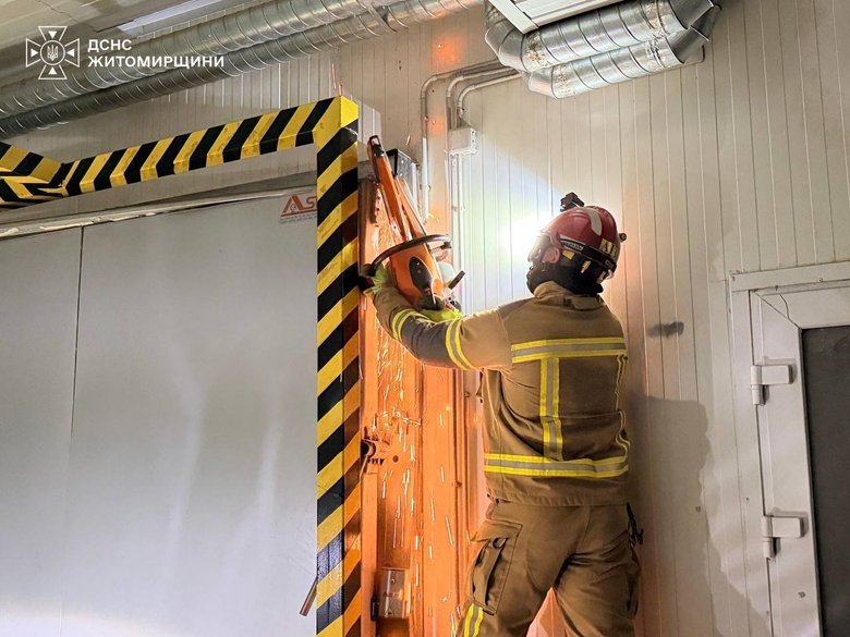 A food processing plant was attacked in Zhytomyr Oblast