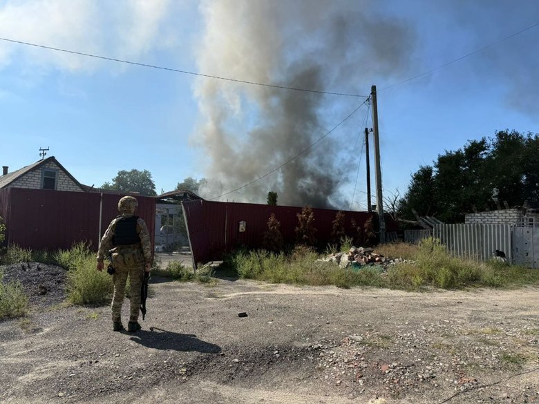 Shelling in Donetsk region