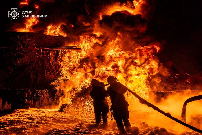 Чугуев после обстрела