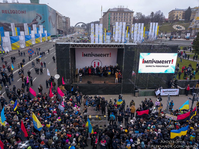 Марш за импичмент с высоты птичьего полета 12