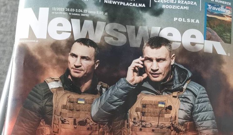 "Чи поб’ють Путіна?" - на обкладинці Newsweek з’явилися брати Клички. ФОТО