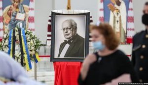 С композитором Мирославом Скориком прощаются в Киеве. ФОТО