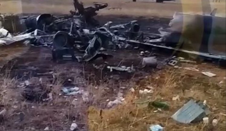 Знищений російський Мі-8 в окупованому Криму. ВIДЕО