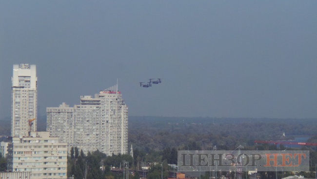 Американские самолеты CV-22B Osprey совершили полет над Киевом 03