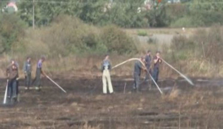 10 га торфяников горят на Львовщине. ВИДЕО
