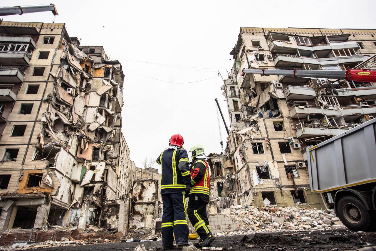 Удар по дому в Днепре: Разрушена многоэтажка в Днепре | Цензор.НЕТ