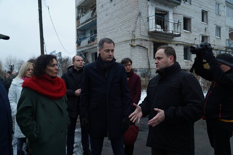 Belgian Prime Minister De Croix visited Bucha and Borodianka 02