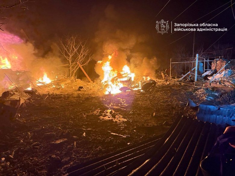 Удар РФ по Запорожью