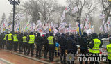 На мітингу під Радою періодичні перепалки і штовханина. Складено два адмінпротоколи, - поліція. ФОТО