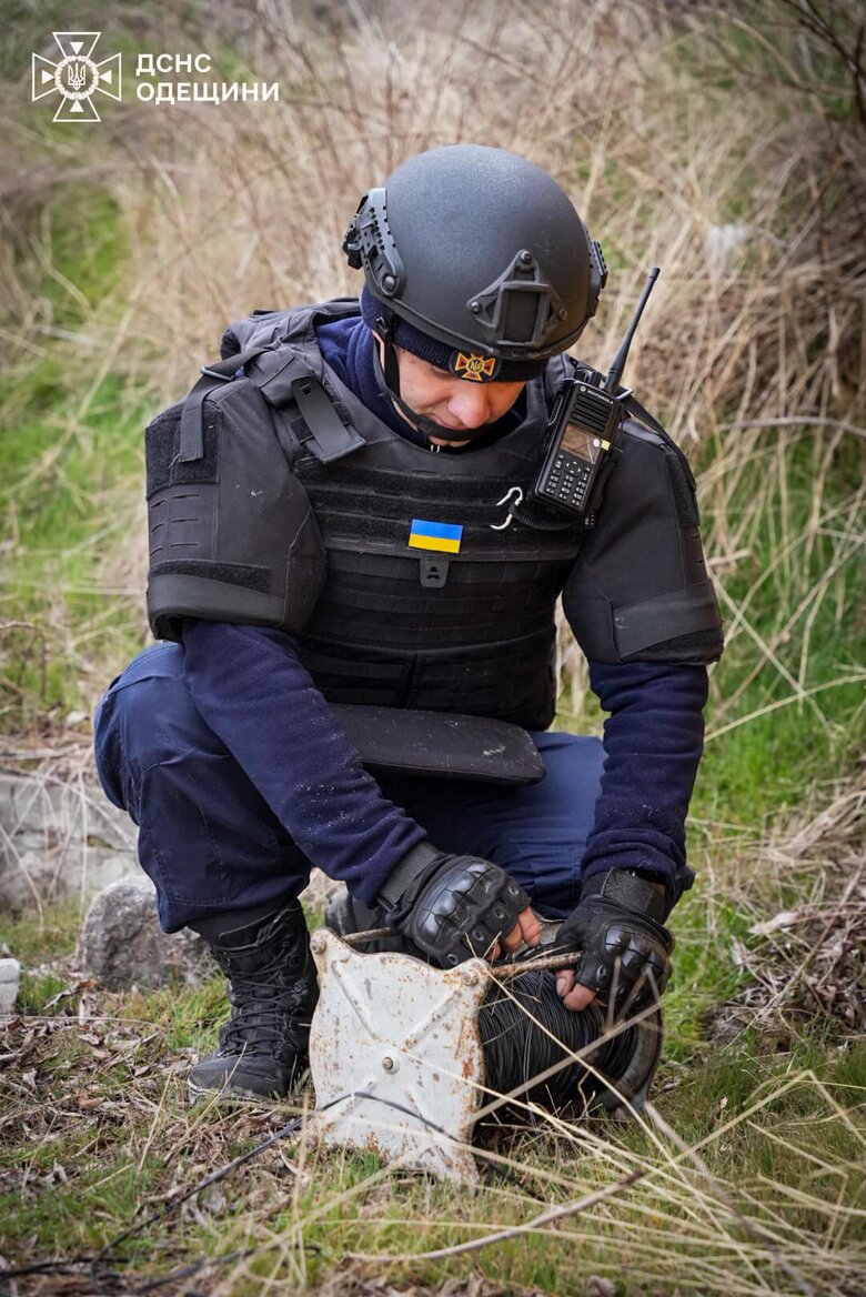 міна на пляжі в Одесі