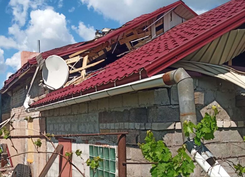 Shelling of Dnipropetrovsk region on 13 May