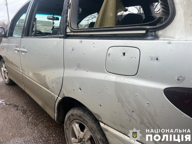 Обстріл авто на Херсонщині 10 грудня