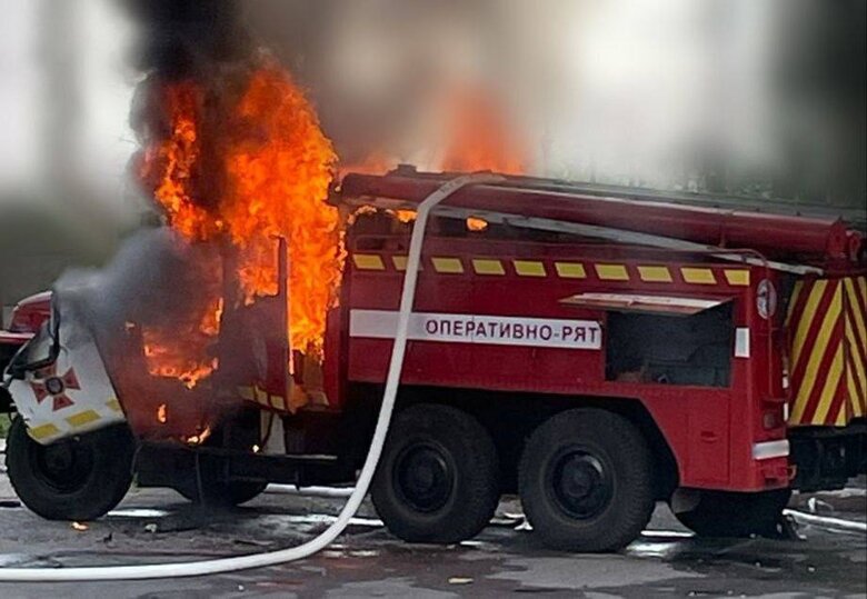 Удар по рятувальниках на Дніпропетровщині