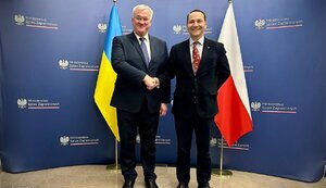 Sybiha discusses security issues of Ukraine and Europe with Sikorski - Foreign Ministry. PHOTO