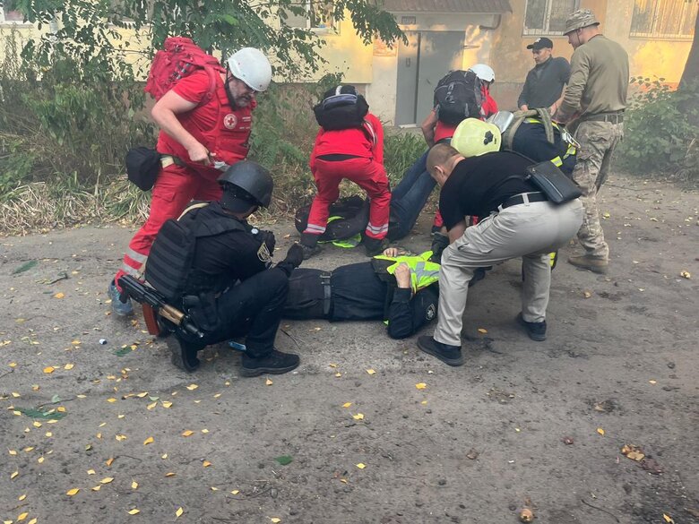 лікарня в Сумах після удару Шахедів