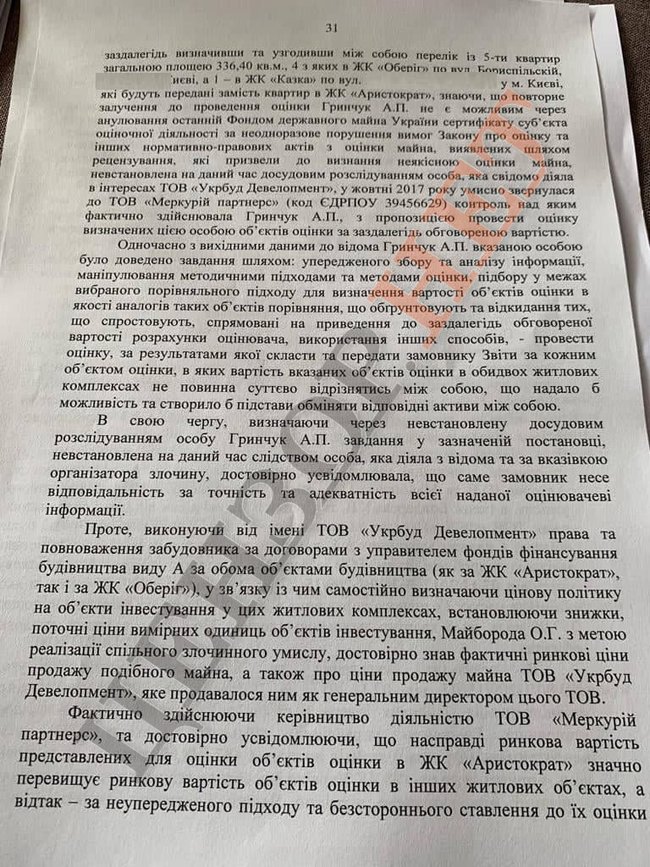 Обнародован текст подозрения Аллерову: Обоснованно подозревается в завладении чужим имуществом 30