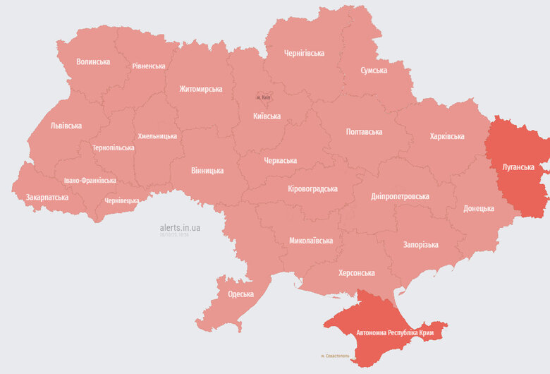 Из-за взлета вражеского МиГ-31К по всей Украине объявляли воздушную тревогу 01