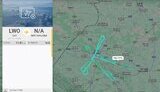 Над Львовом кружляє цивільний літак, дані сервісу Flightradar